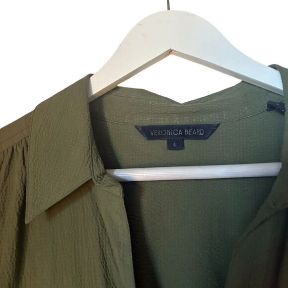 Veronica Beard NWOT Trisha Dress in Stone Army - Picture 8 of 11